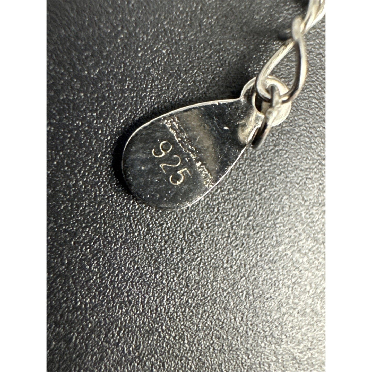 18” New Condition Sterling Silver CZ Solitaire Necklace Dainty