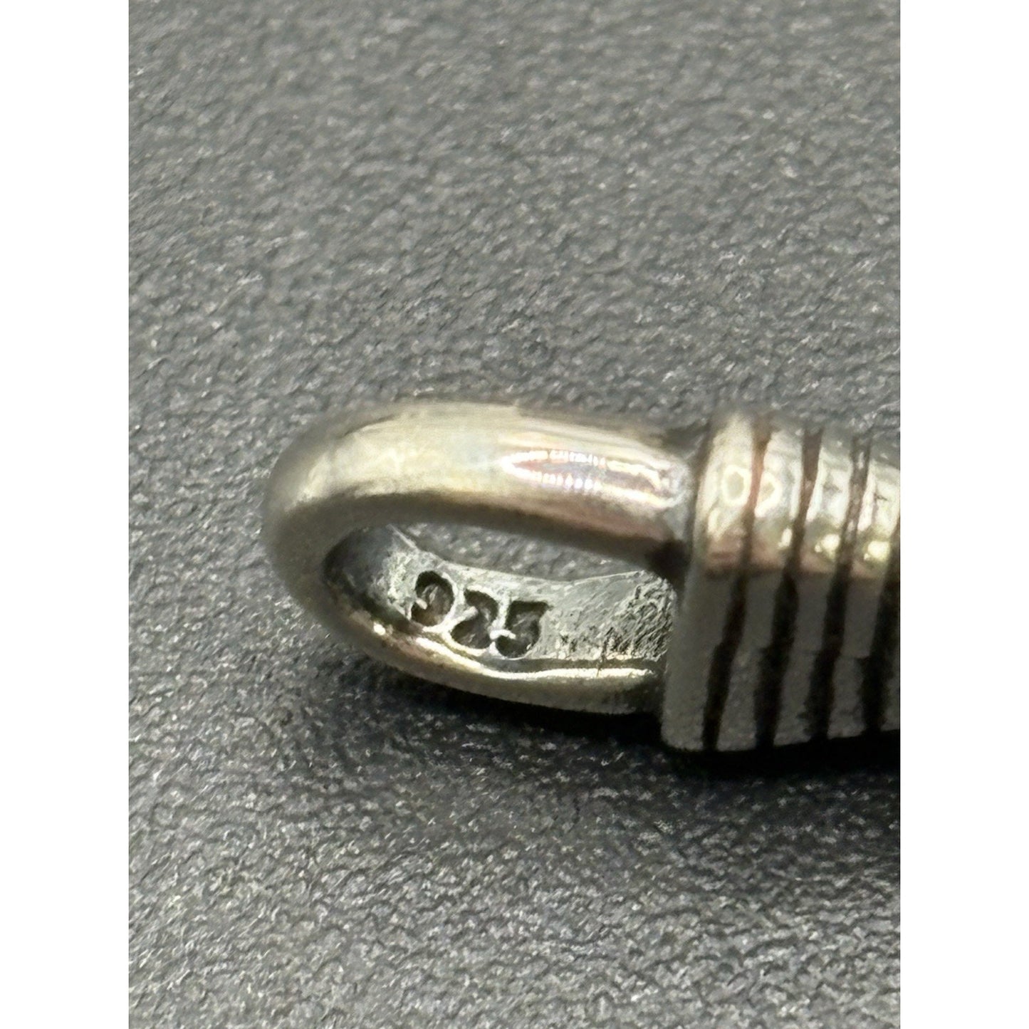 New Condition Sterling Silver Lab Blue Opal Feather Pendant 925 Free Shipping