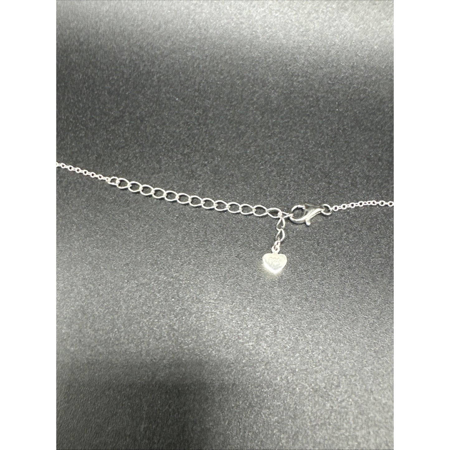 18” New Condition Sterling Silver Horse Stirrup Necklace 925