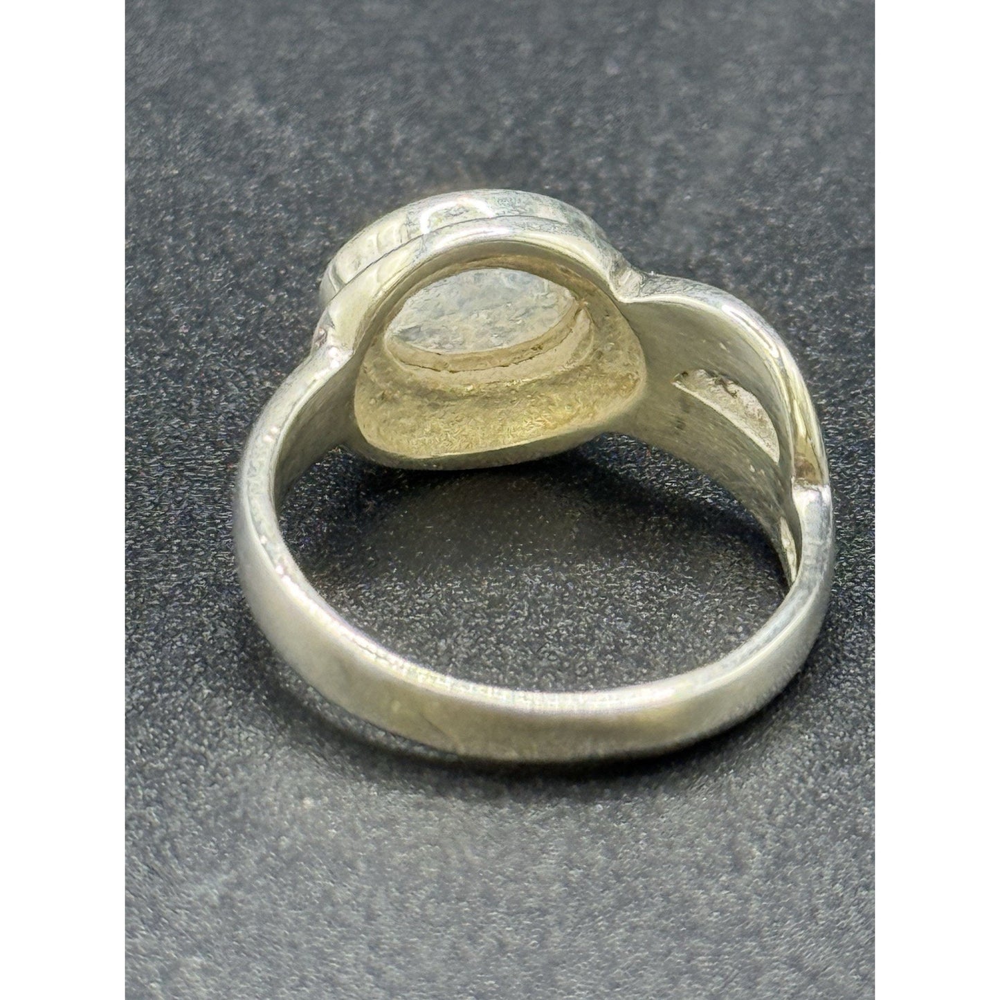 New Condition Sterling Silver Moonstone Ring Size 7.00 925