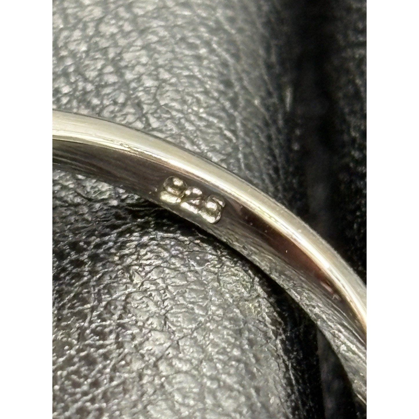 New Condition Starburst Sterling Silver Cubic Zirconia Starburst Ring Size 7