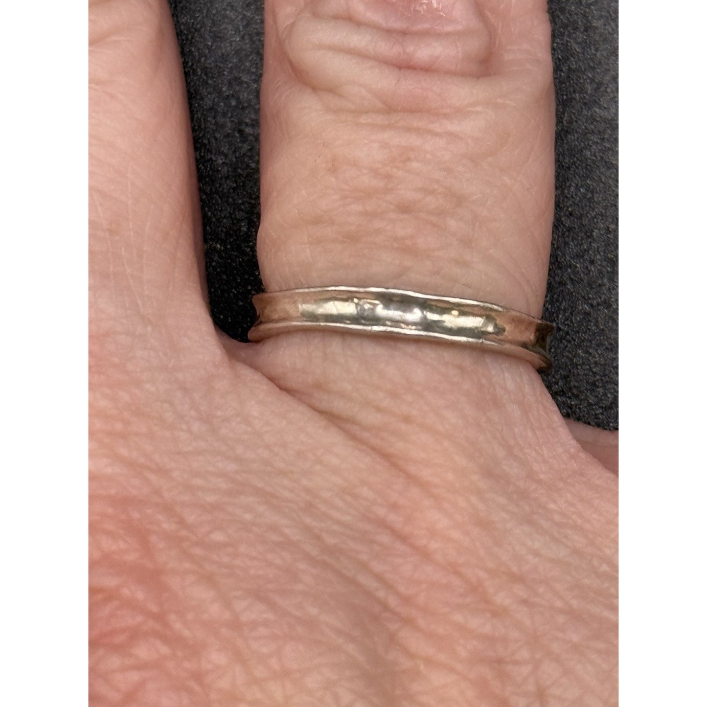 Silpada Sterling Silver Concave Stack Ring Size 6.75 Thai #3 P7