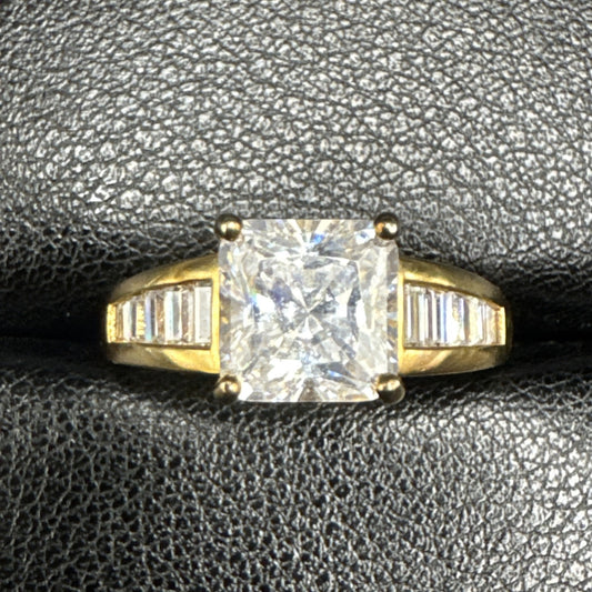 Ross Simmons Rose Gold Sterling Silver CZ Ring 925 Size 9.25 P2