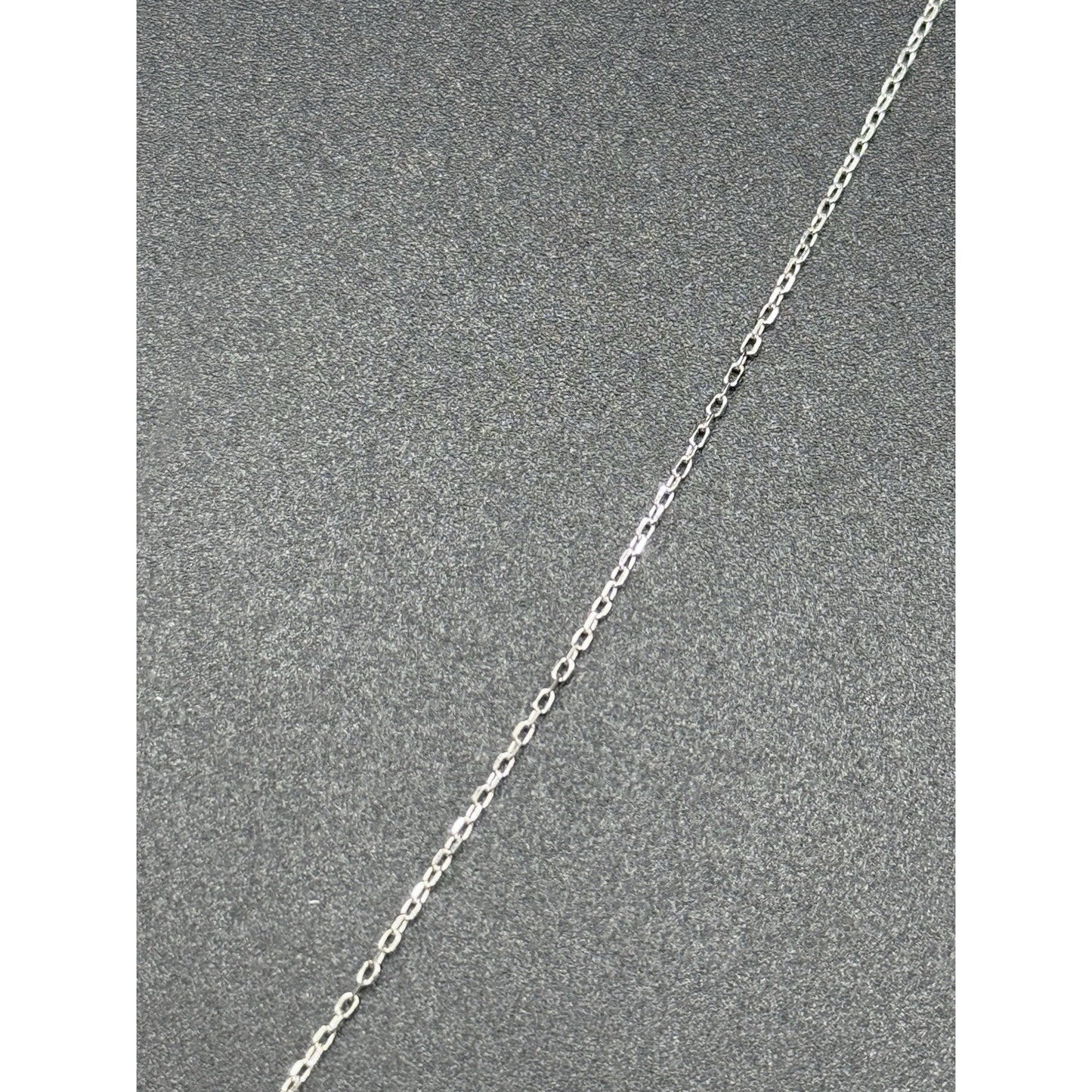 New Condition 18” Sterling Silver Genuine Pearl Cubic Zirconia Starfish Necklace