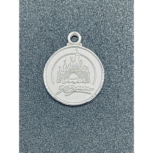 Vintage Disneyland 30th Anniversary Sterling Silver Cjarm 925 L13