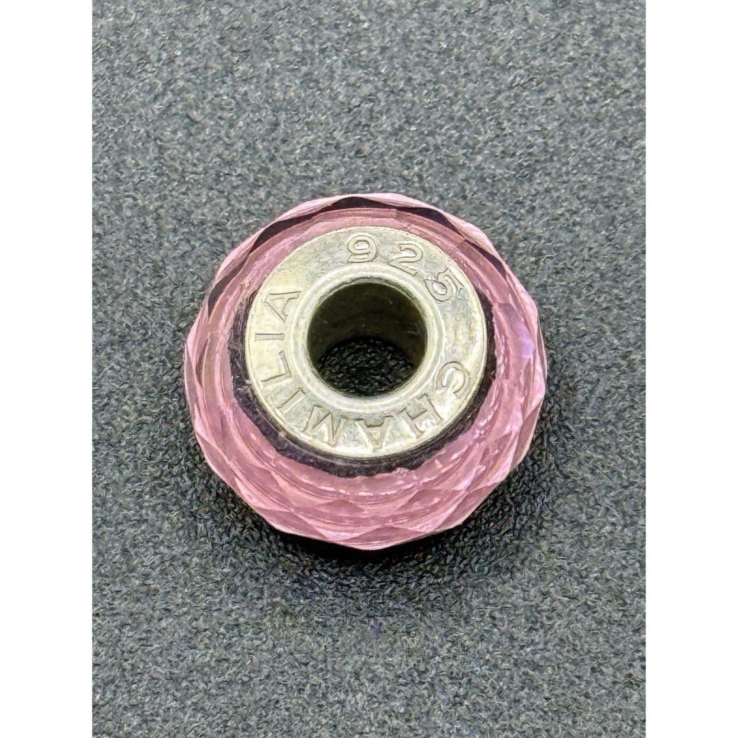 Chamilia Pink Faceted Murano Charm P20