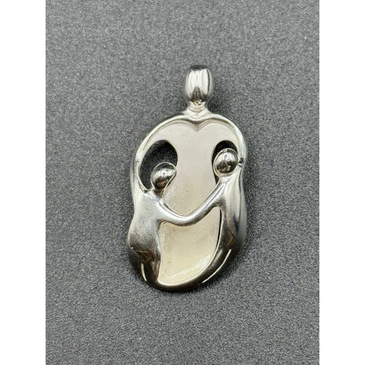Carolyn Pollack Sterling Silver Mother Children Pendant Relios 925 P19