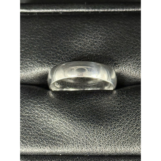 New Condition Sterling Silver 6MM Comfort Fit Wedding Band Size 13