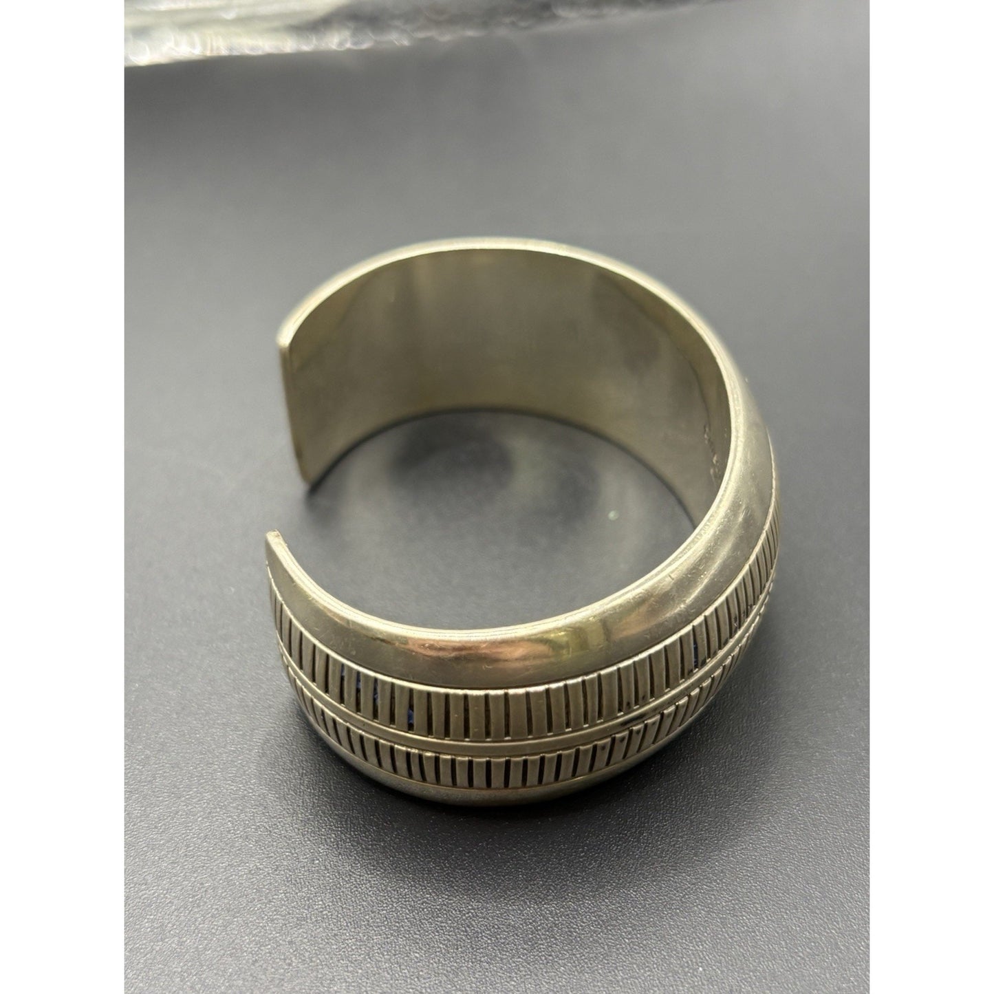 6" Allison Lee Navajo Sterling Silver Cuff Bracelet 43 Grams X15