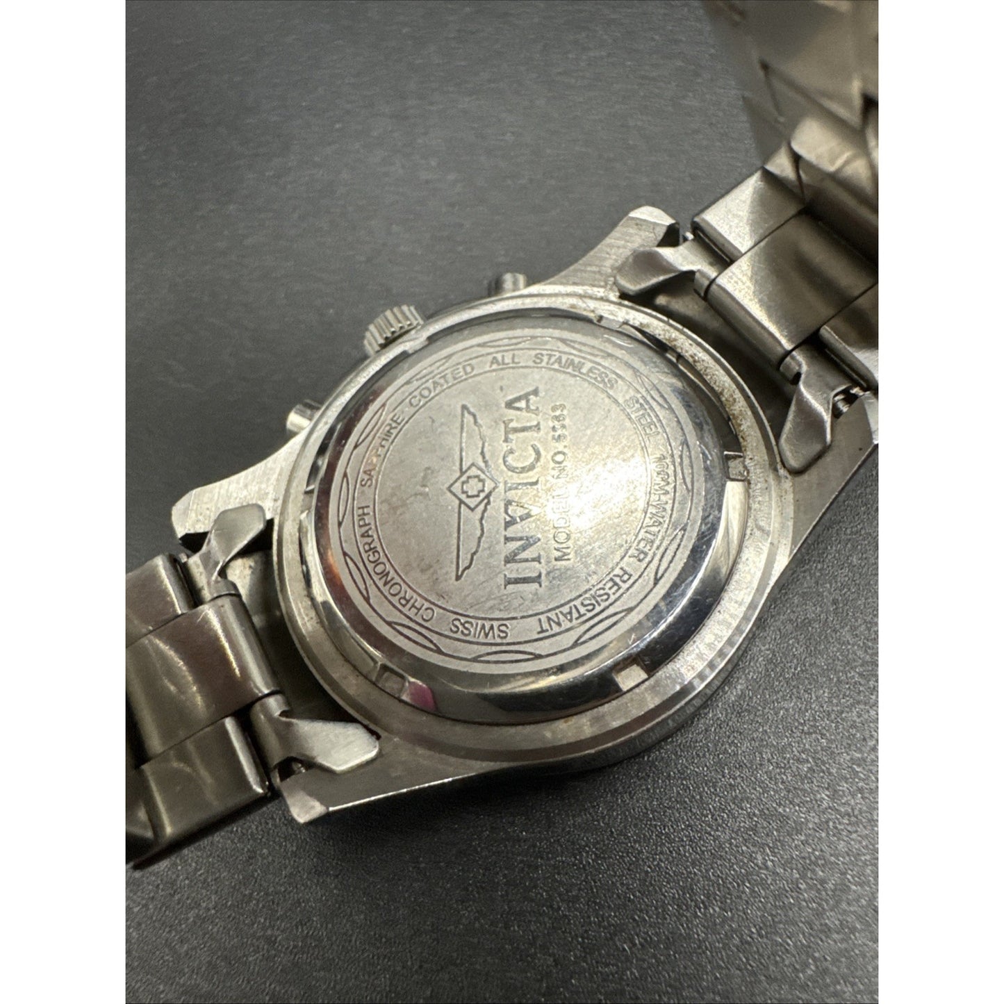7.75” Invicta Panda Chronograph Model 5363 New Battery T20