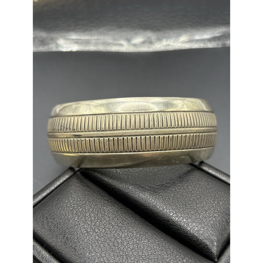 6" Allison Lee Navajo Sterling Silver Cuff Bracelet 43 Grams X15