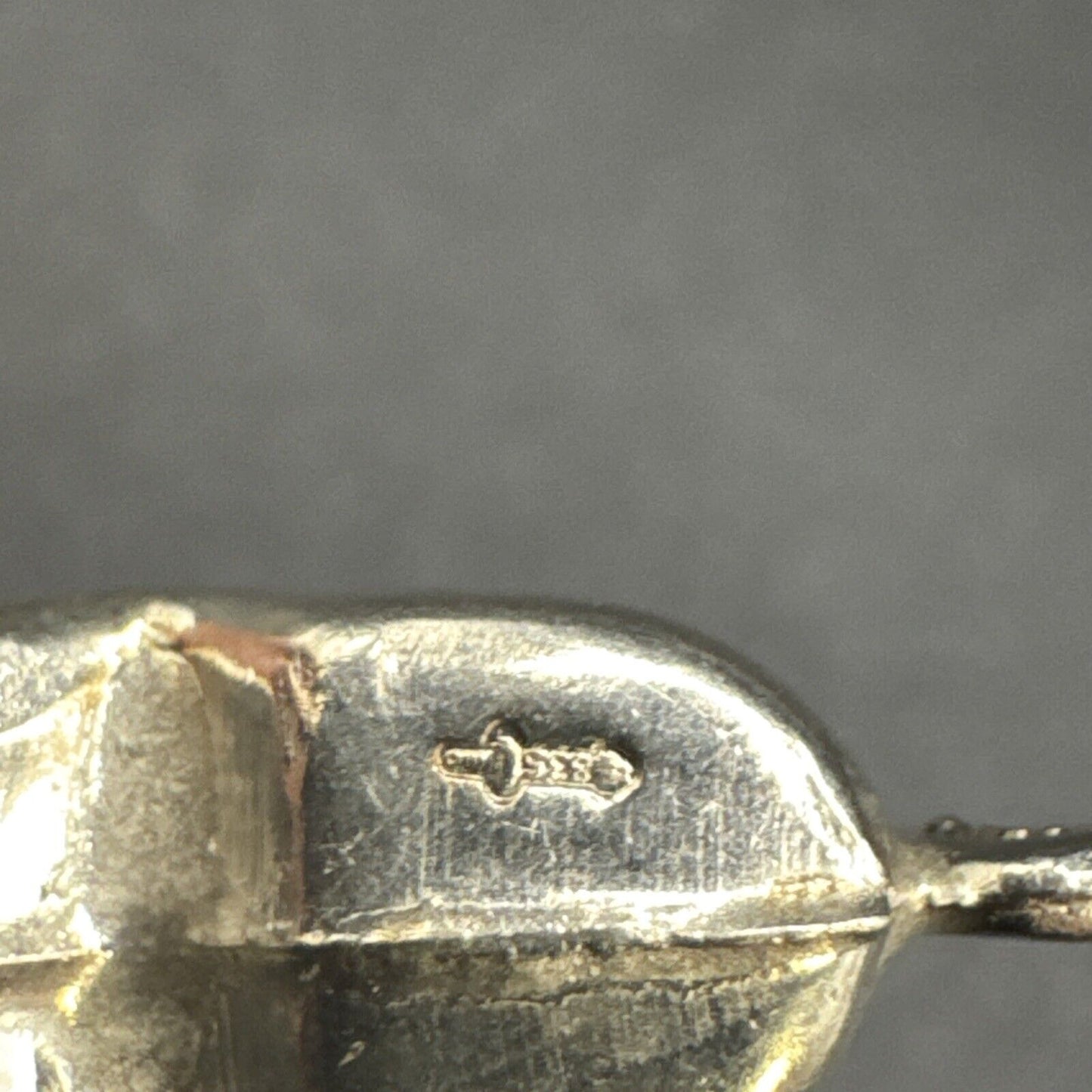 Vintage Sterling Silver Dutch Clog Charm 925 N1