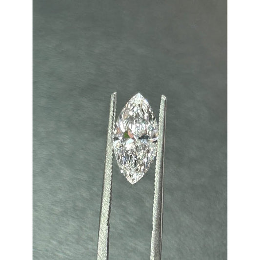 2.08 Carat Marquise Cut Lab Grown Diamond D Color VS1 Clarity IGI