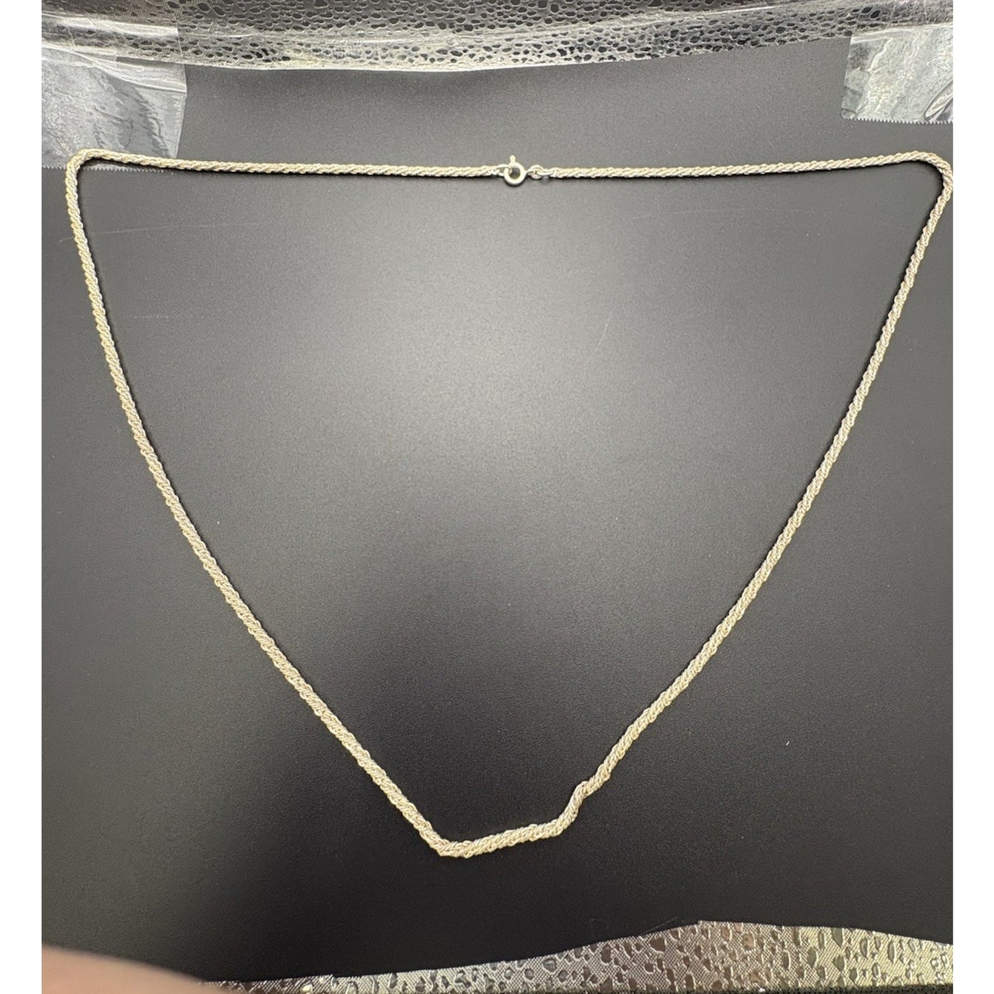 30" Sterling Silver Rope Chain 2.5MM Necklace 12 Grams 925 W18