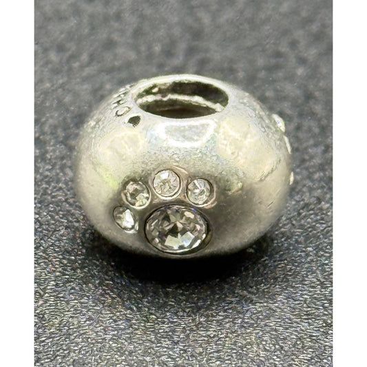 Camilla Sterling Silver Swarovski Paw Print Charm P18