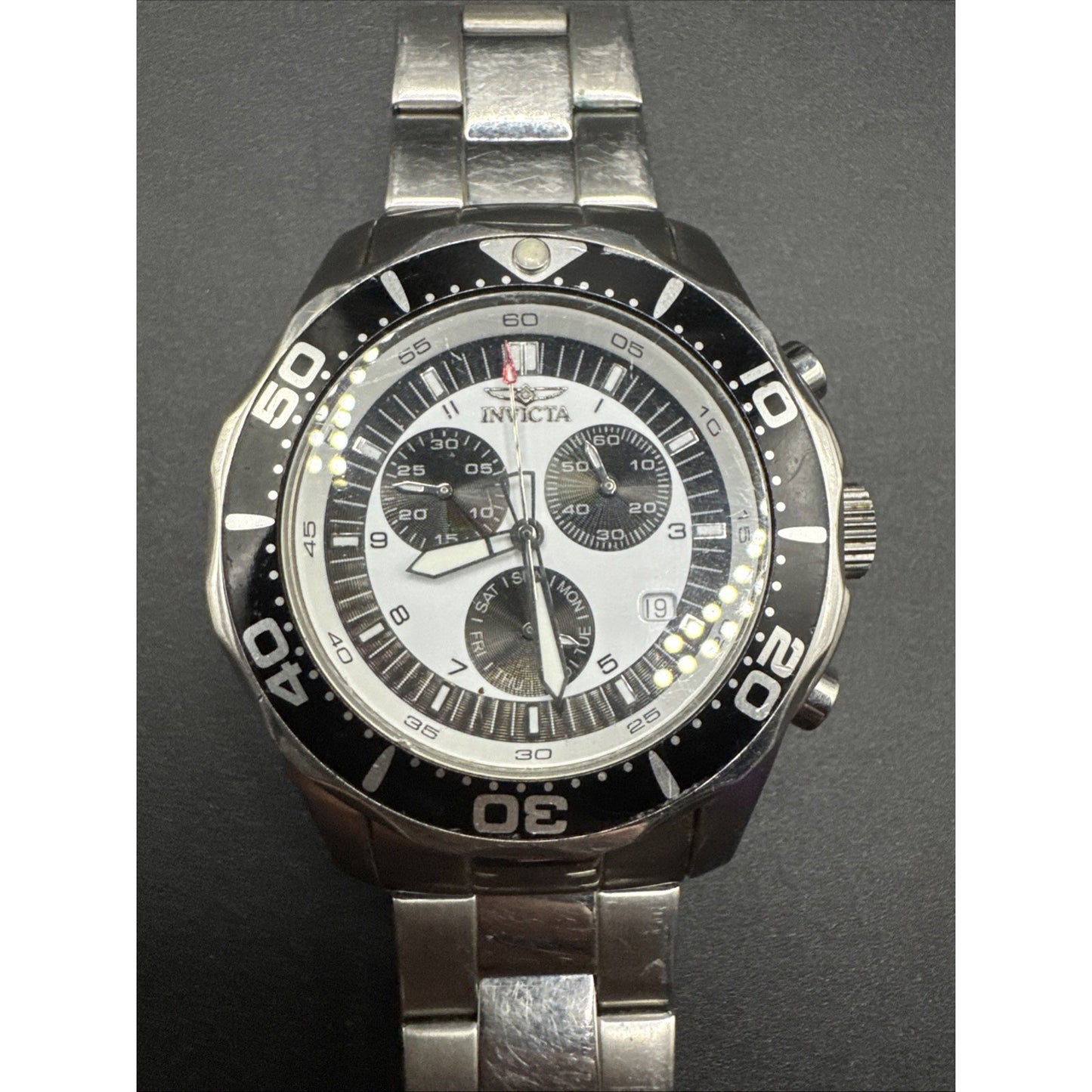 7.75” Invicta Panda Chronograph Model 5363 New Battery T20