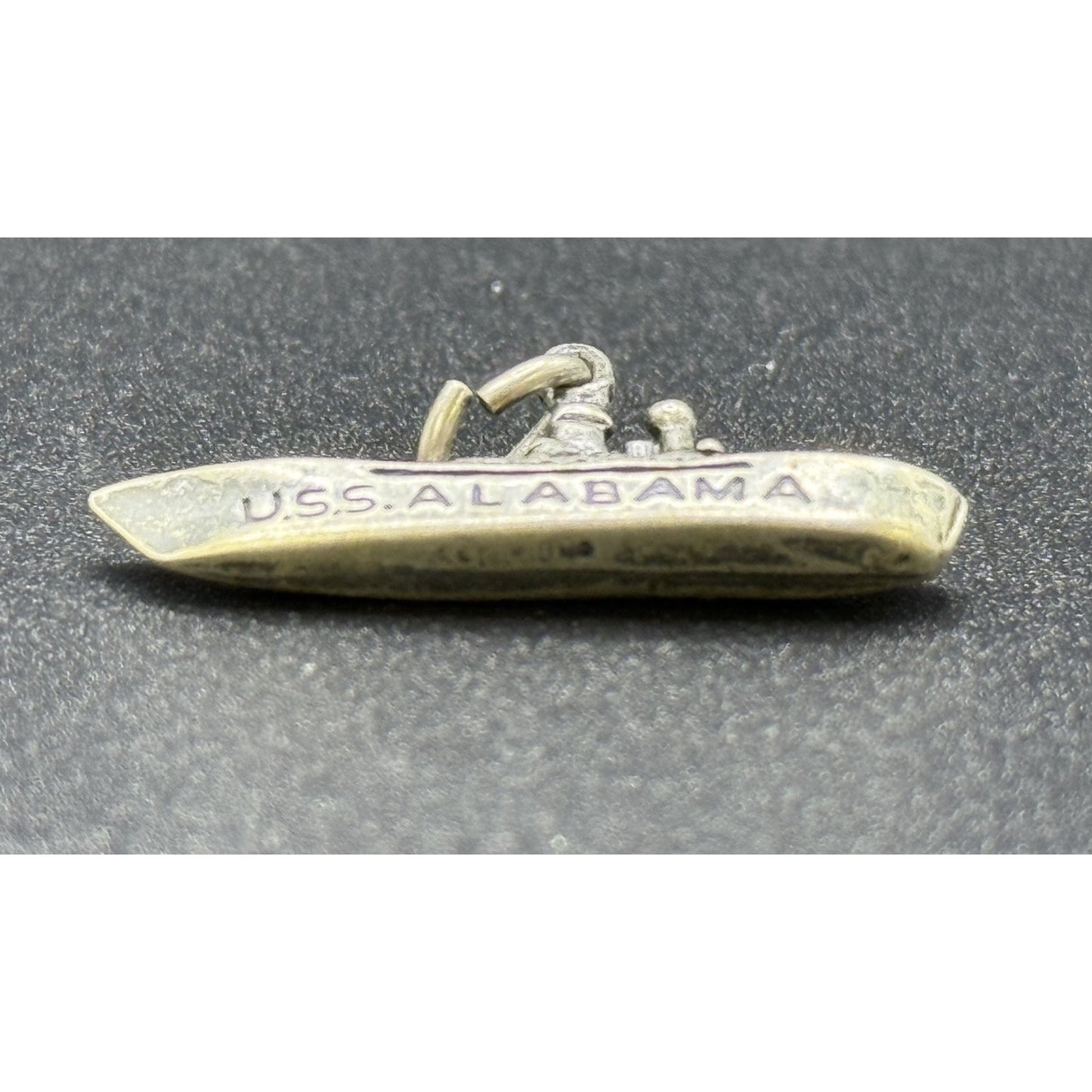 Vintage Sterling Silver U.S.S. Alabama Charm Mobile 925 P3