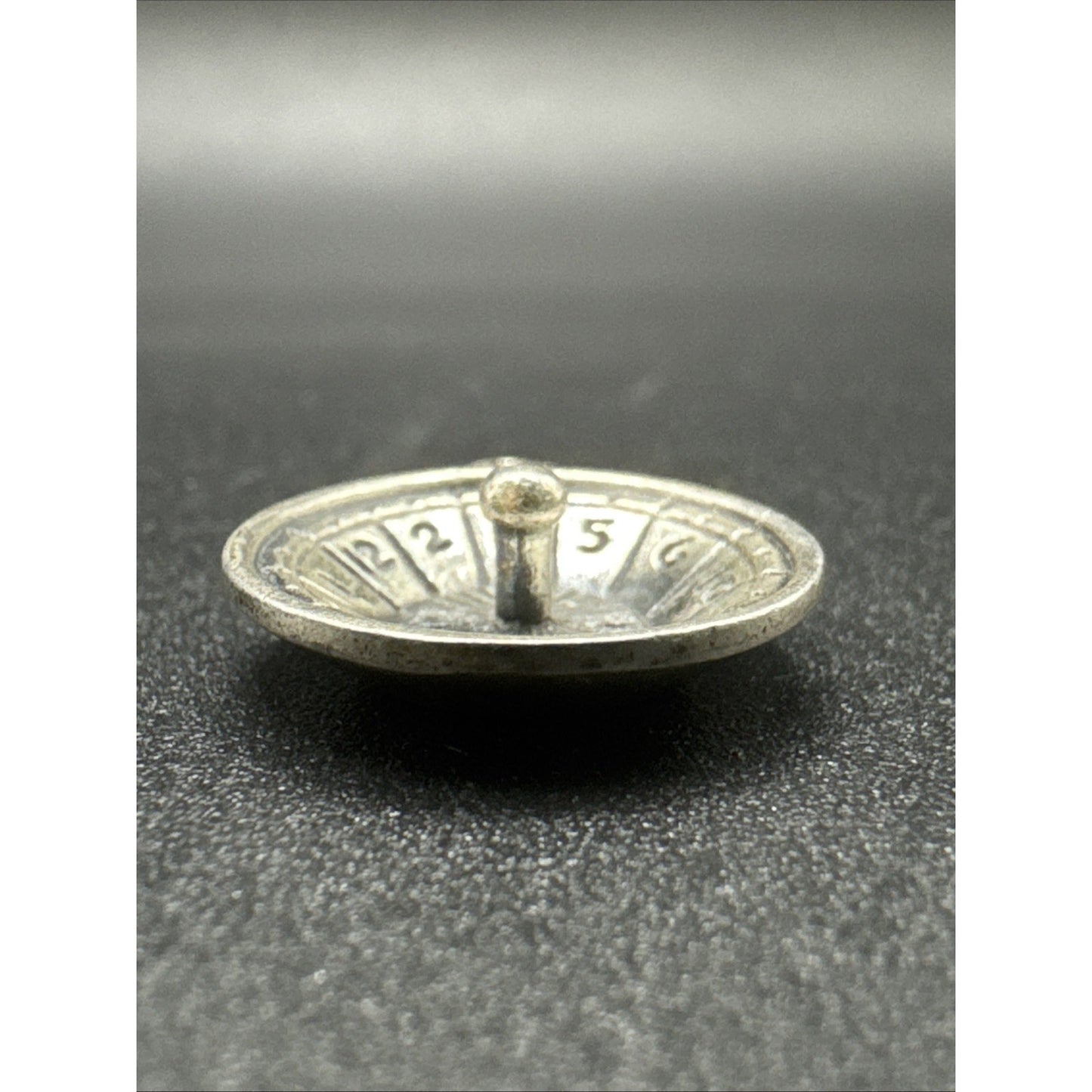 Vintage 1960’s Sterling Silver Roulette Wheel Casino Charm 925 R06