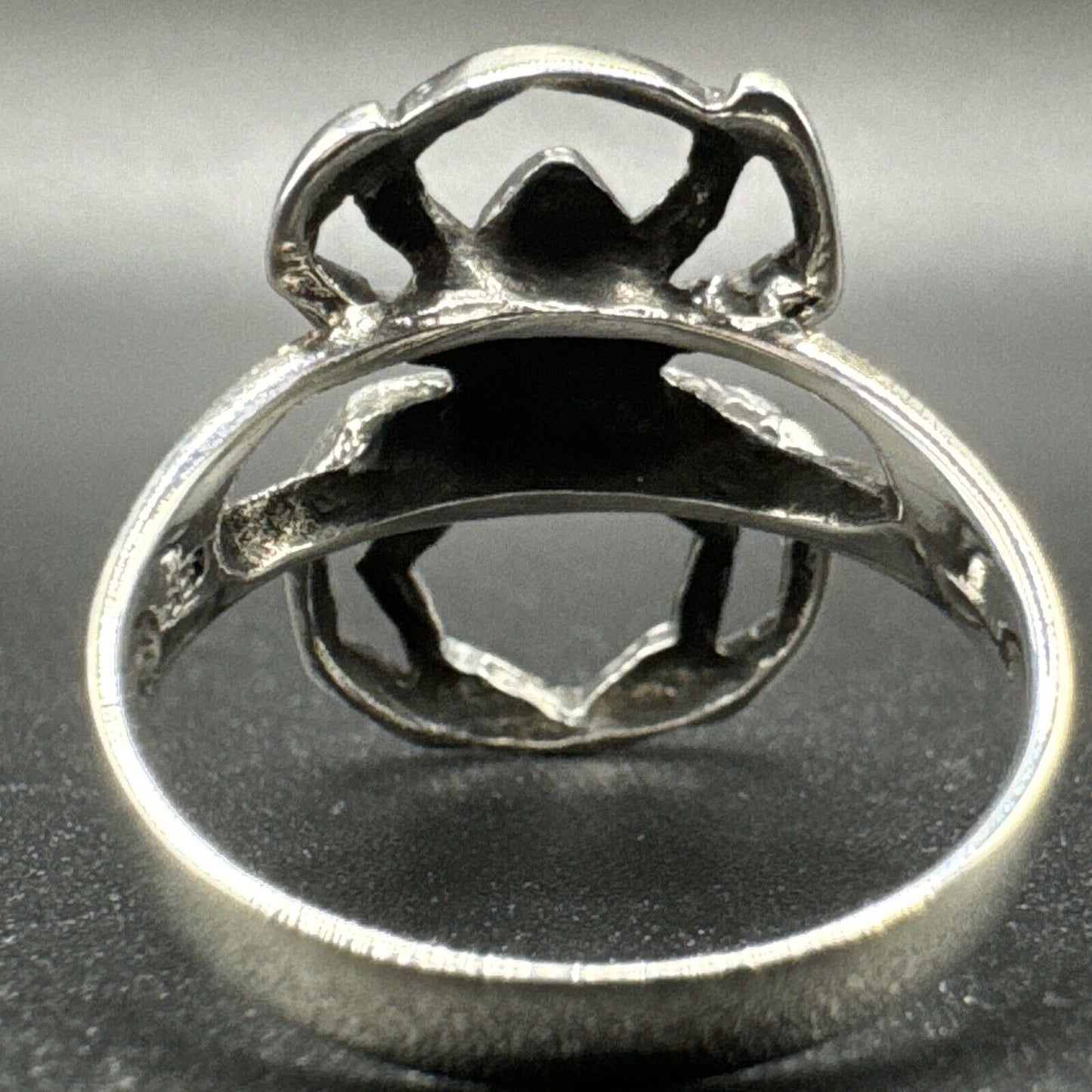New Condition Sterling Silver Spider Ring 925 Size 6.5