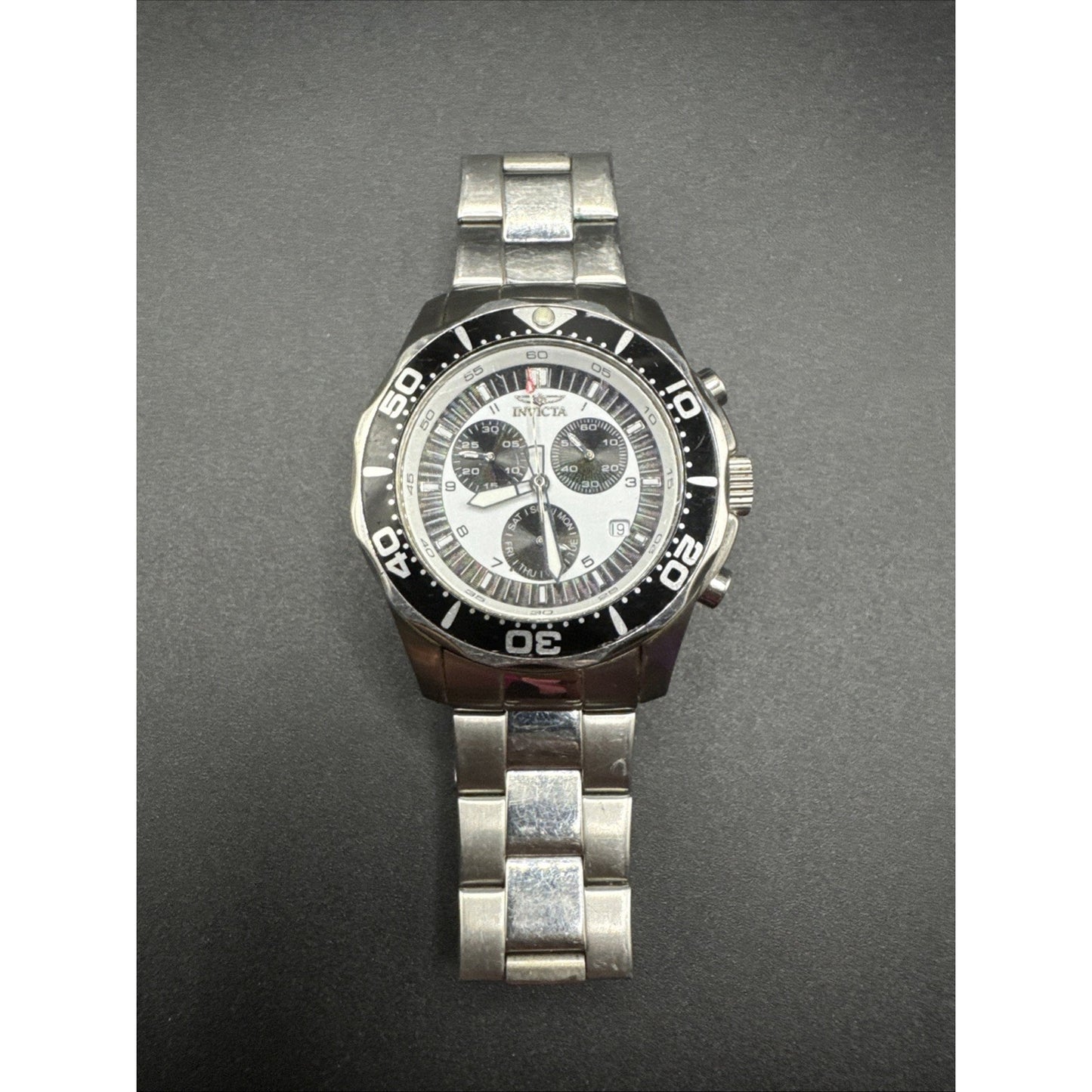 7.75” Invicta Panda Chronograph Model 5363 New Battery T20