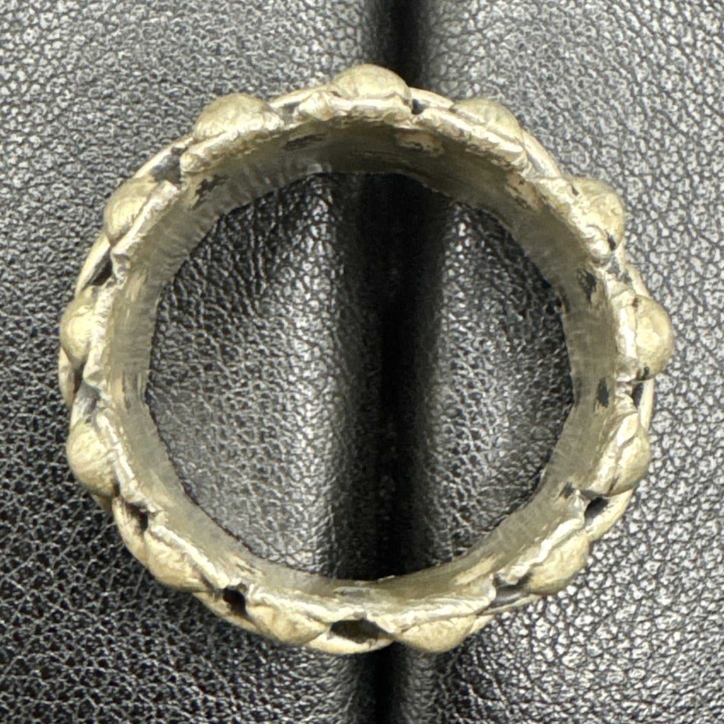 Vintage Sterling Silver 14mm Sturdy Band Ring 925 Size 12 Mexico Q28