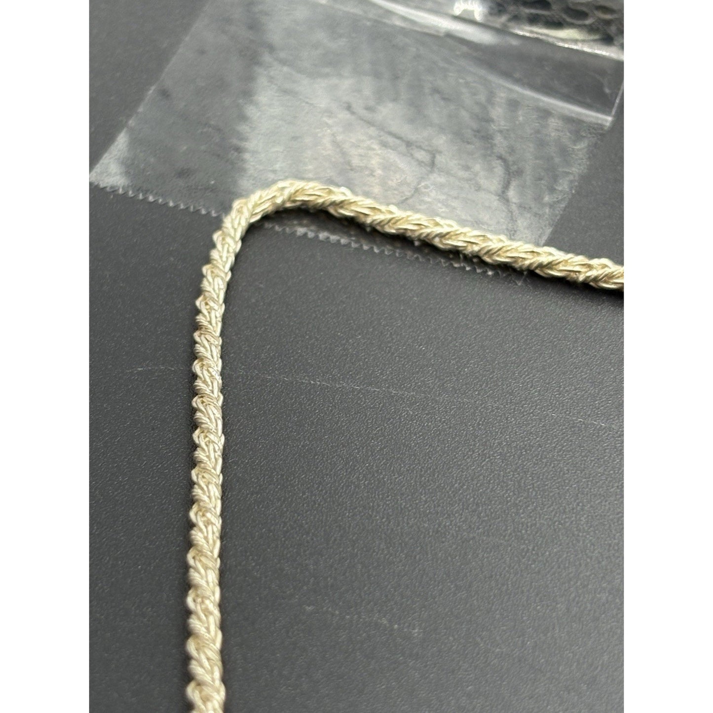 30" Sterling Silver Rope Chain 2.5MM Necklace 12 Grams 925 W18