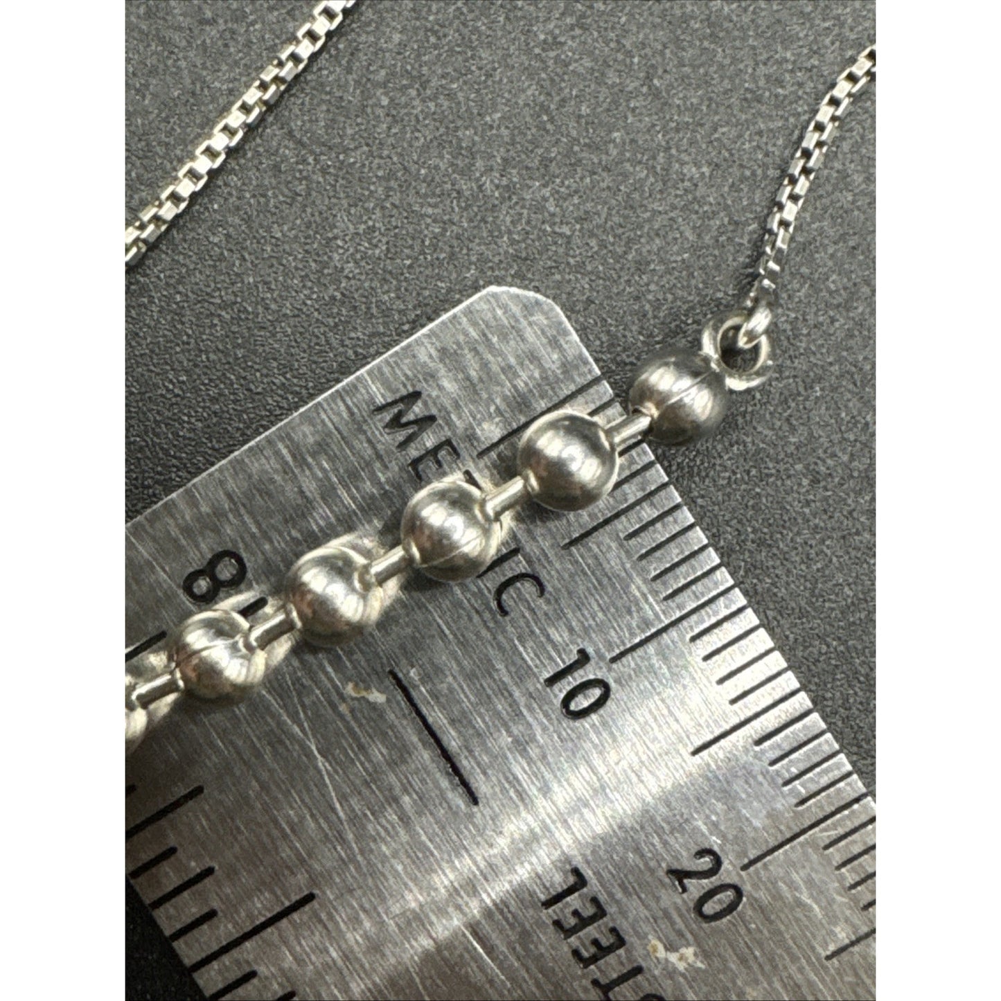 9” Sterling Silver Ball Bead Adjustable Bracelet 925 T23