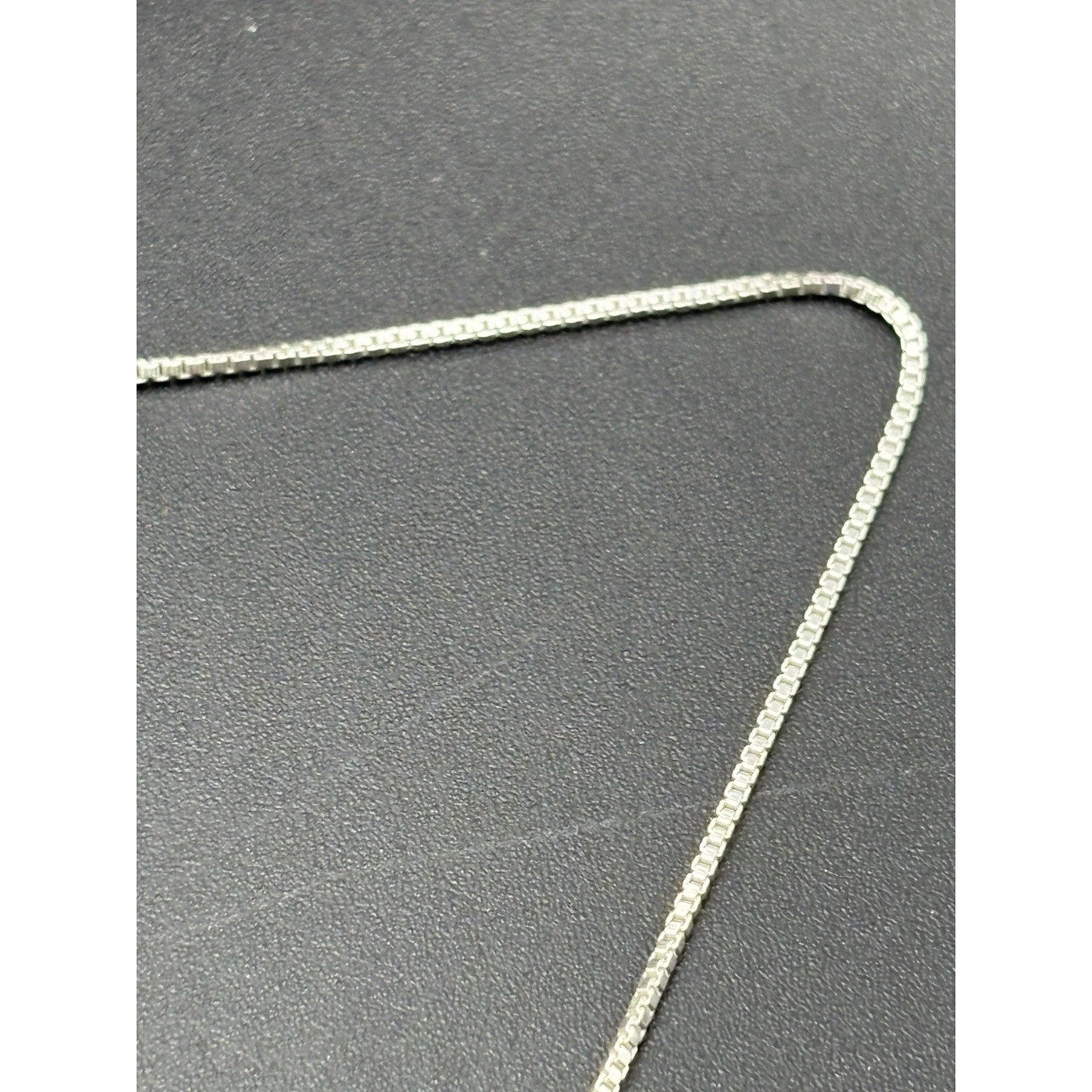 New Condition 20" Sterling Silver Skull Anchor Pendant Necklace