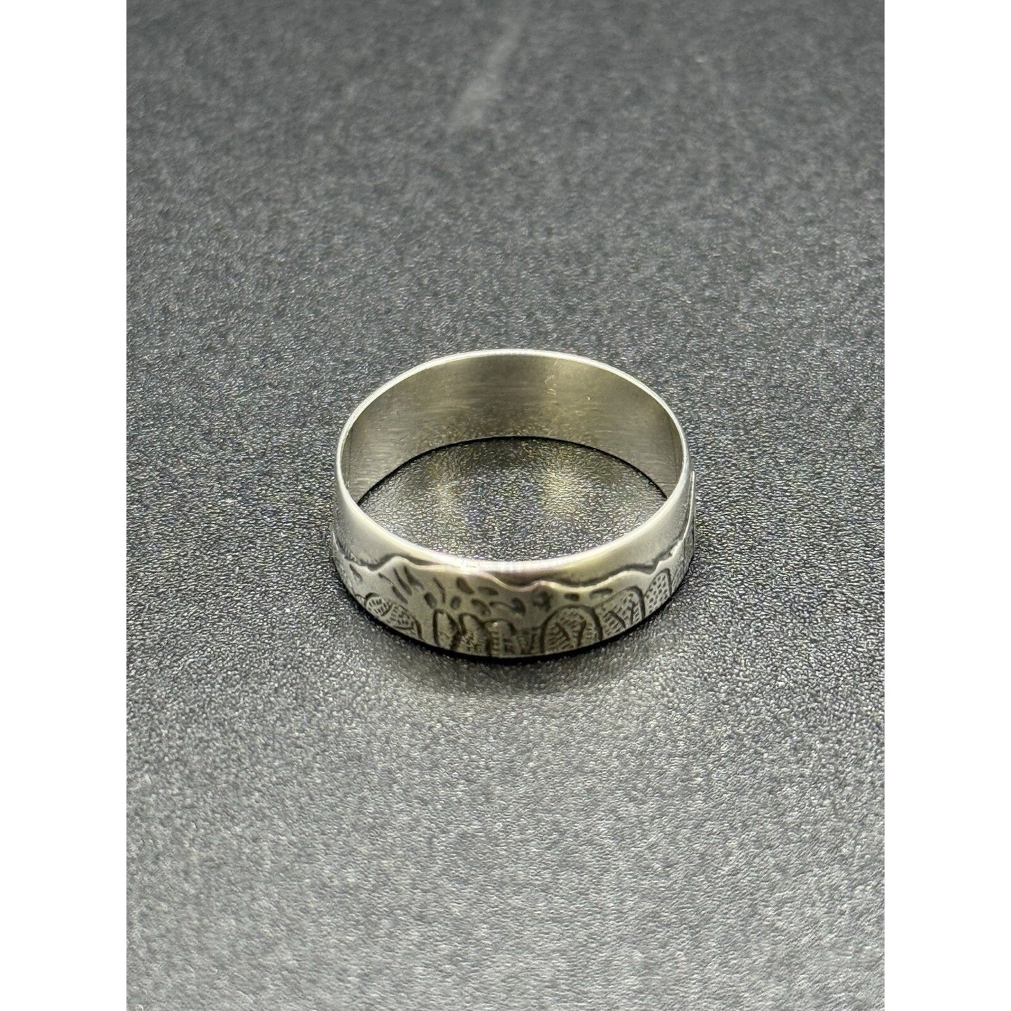 New Condition Sterling Silver Golden Gate Bridge Nature Ring Size 6.50 M8