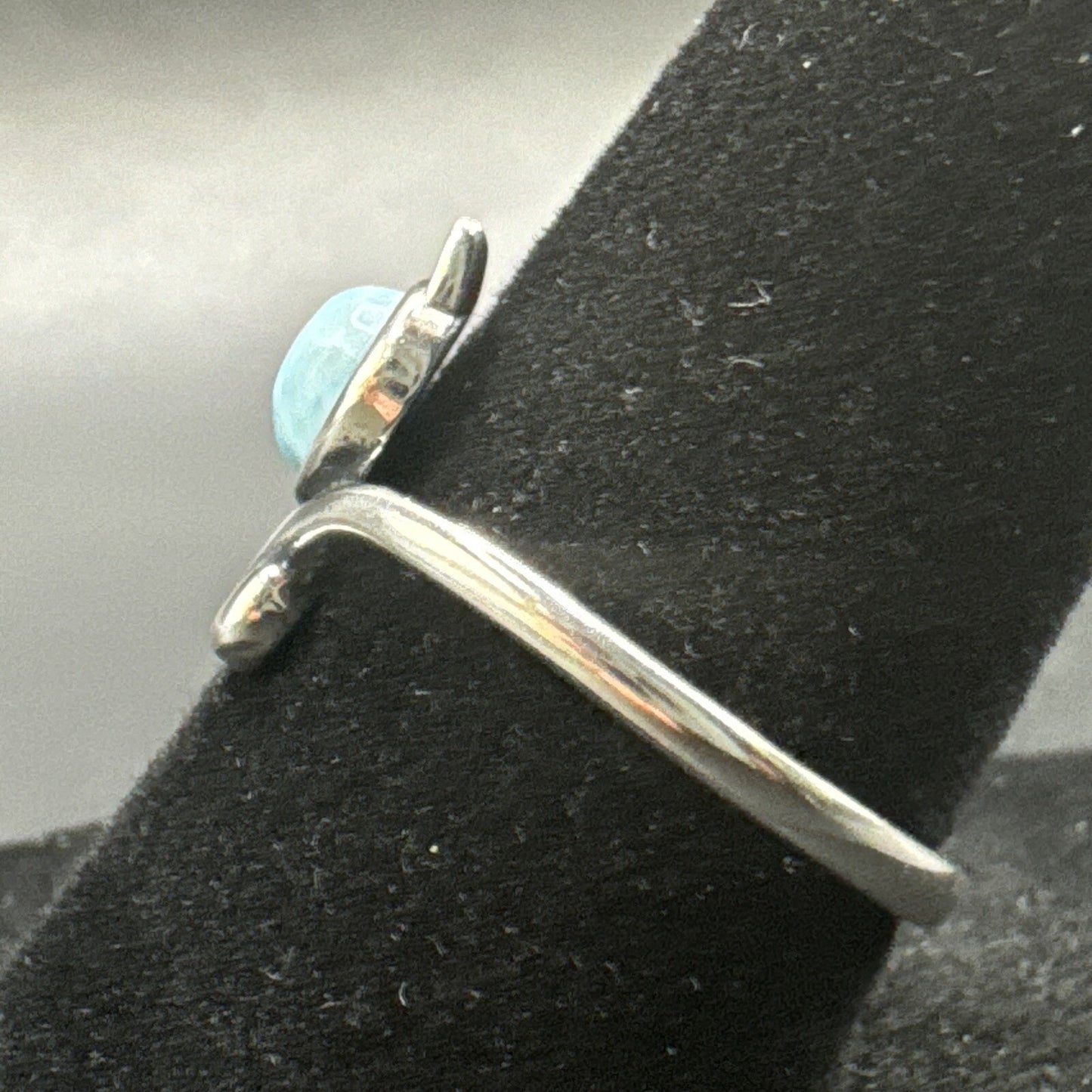 New Condition Sterling Silver Laramar Kitty Cat Ring 925 Size 7