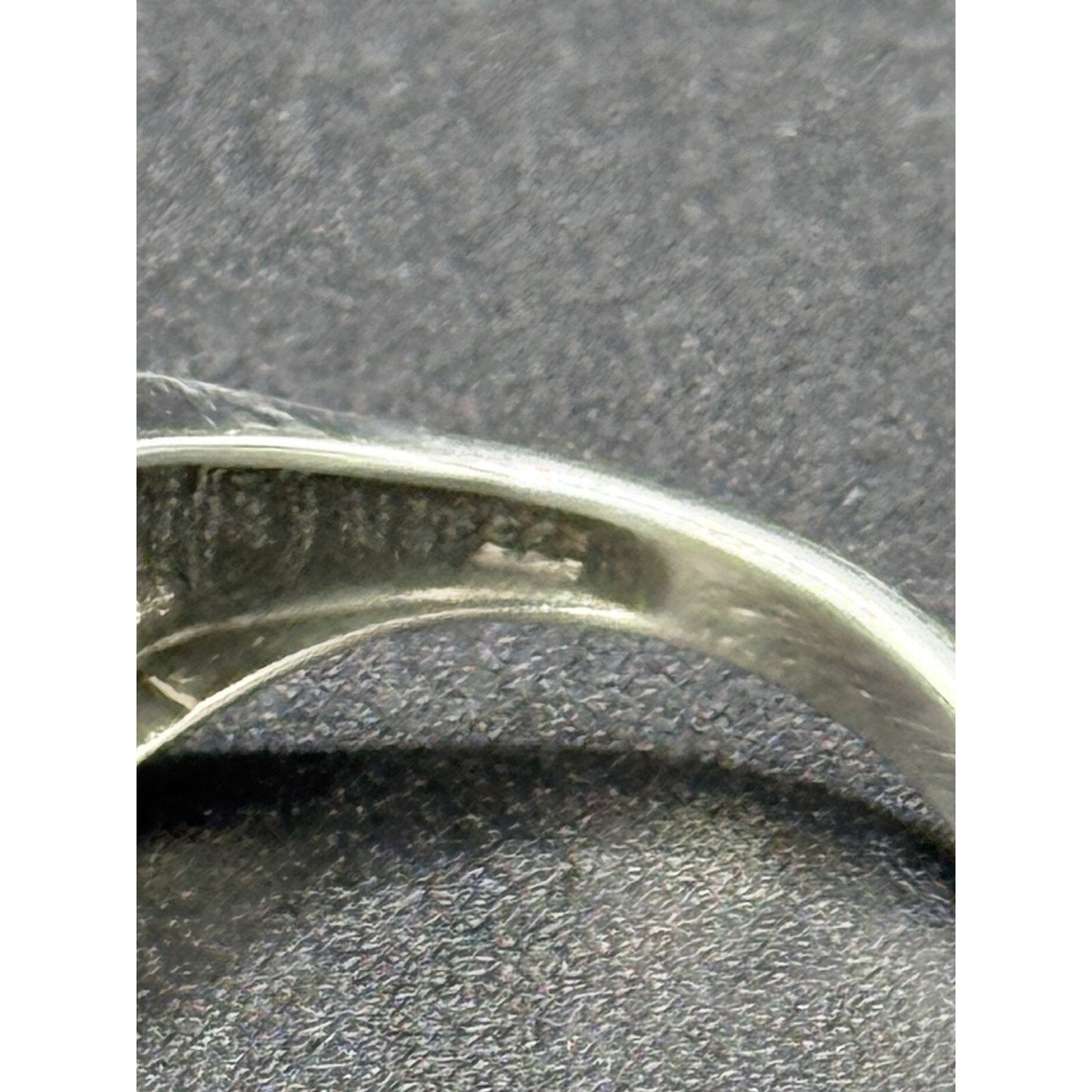 New Condition Sterling Silver Mountains Moon Ring Size 9.75