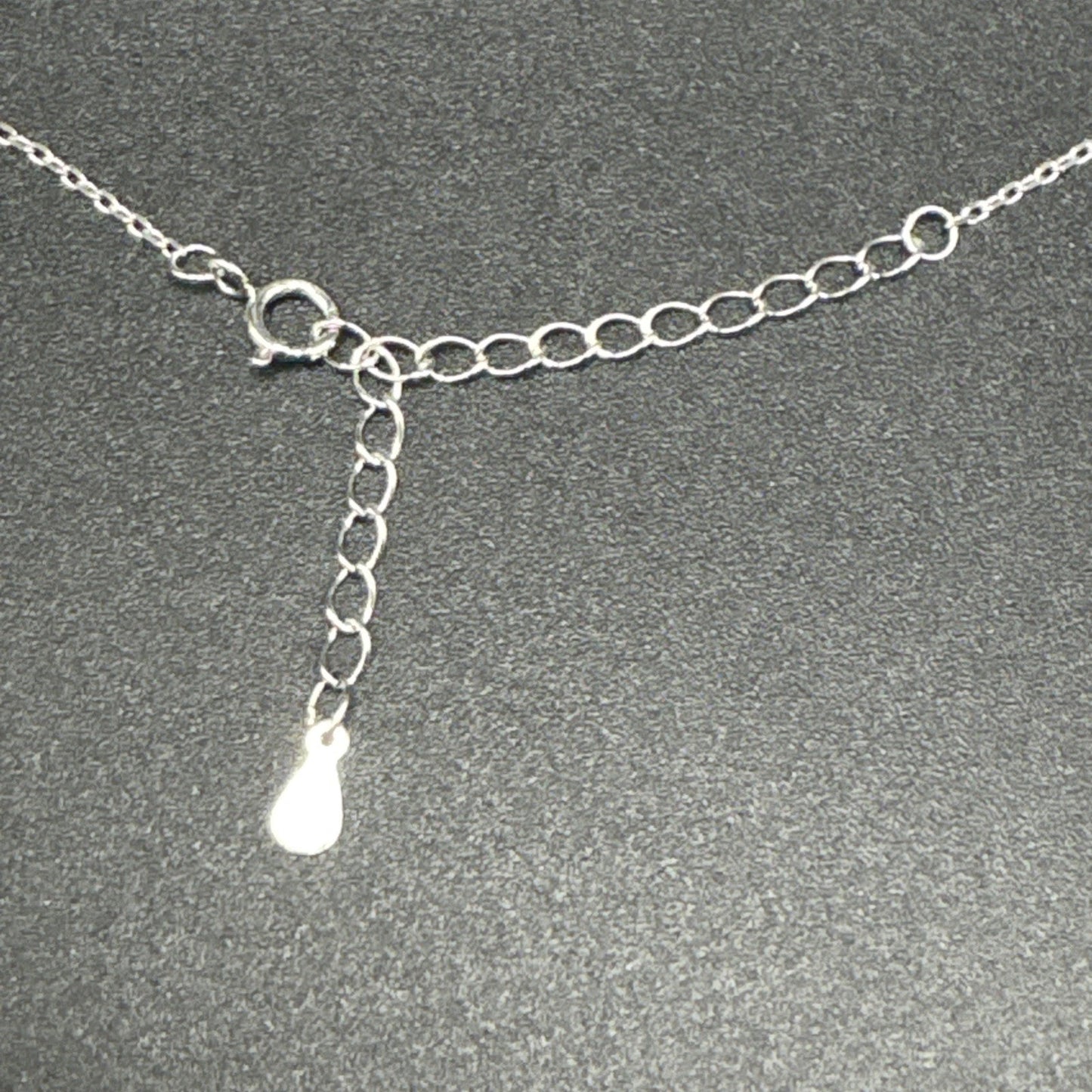 New Condition Sterling Silver 18” Mountain Necklace 925 T29