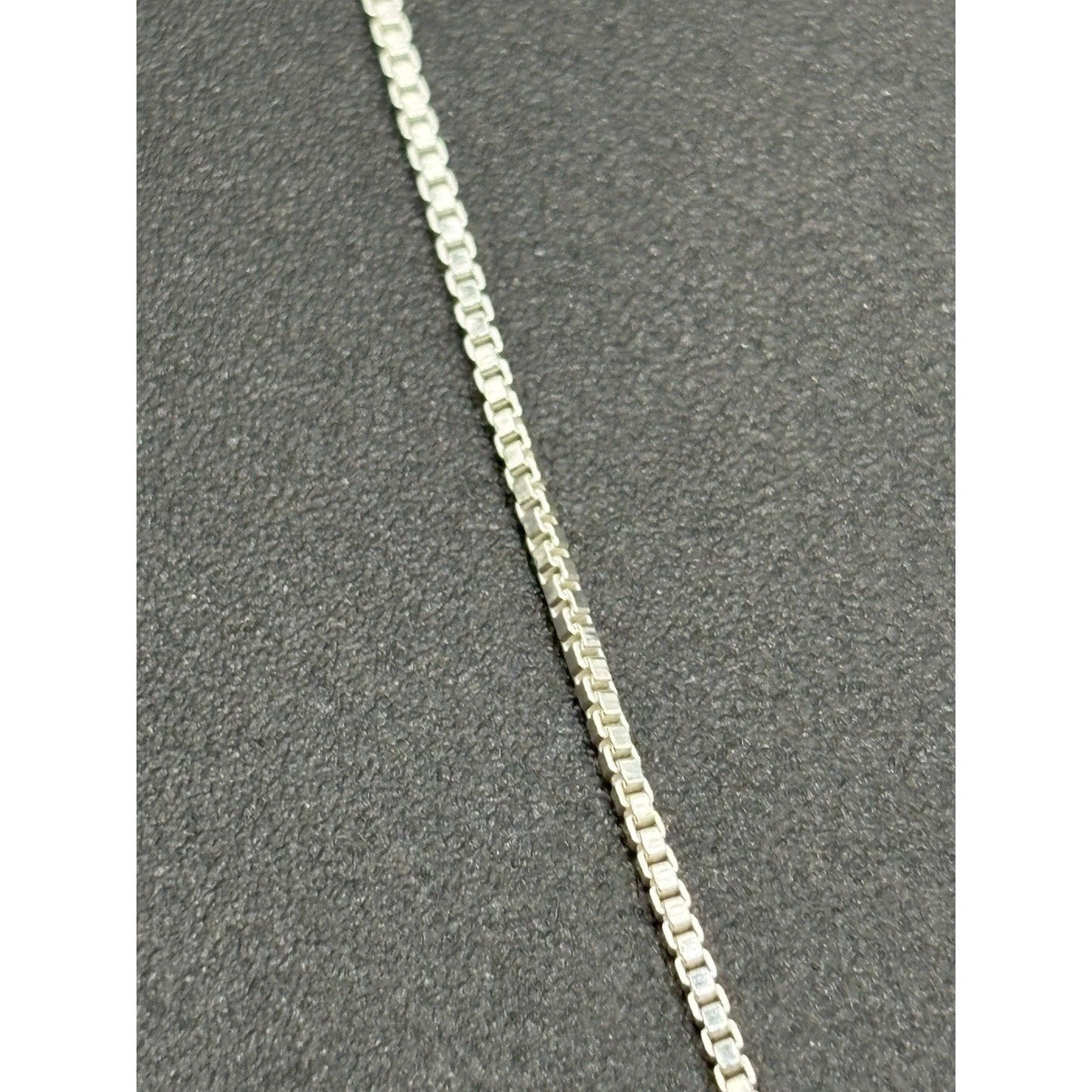 New Condition 20" Sterling Silver Anchor & Skull Pendant Necklace