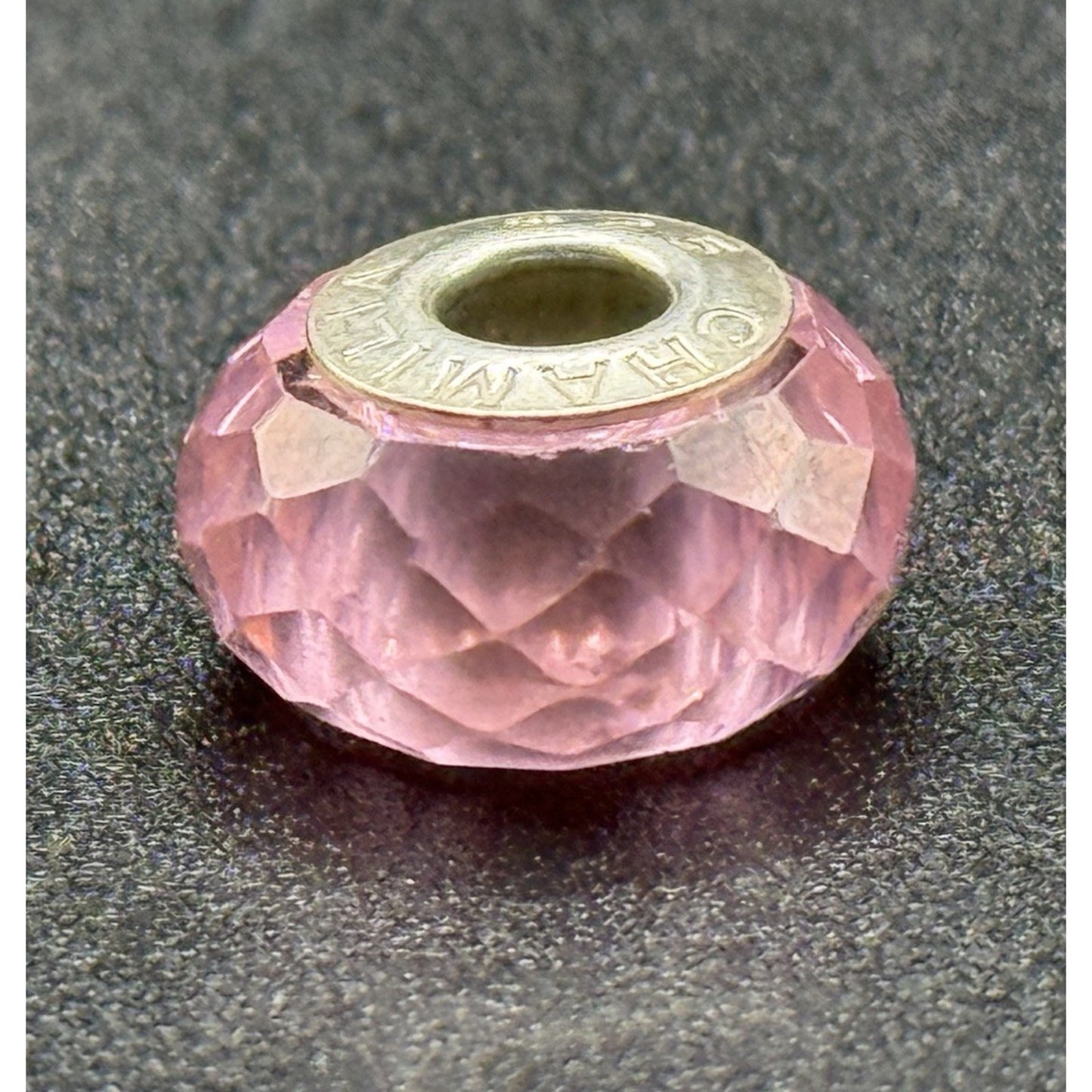 Chamilia Pink Faceted Murano Charm P20