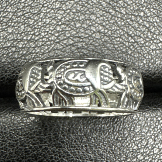 New Condition Elephants Marching Band Ring Size 7