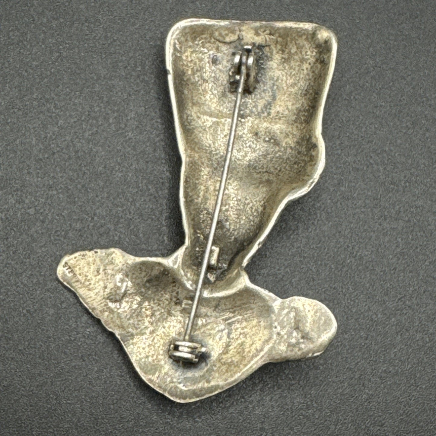 2.5” Sterling Silver Russian Cossack Brooch Pin 16g 925 S14