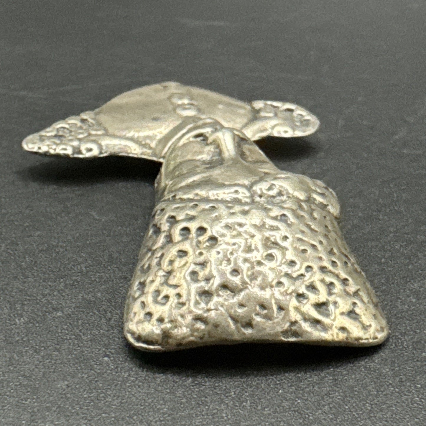 2.5” Sterling Silver Russian Cossack Brooch Pin 16g 925 S14